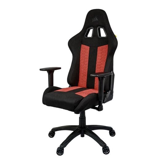 Bureaustoel gaming CORSAIR TC100 zwart en rood