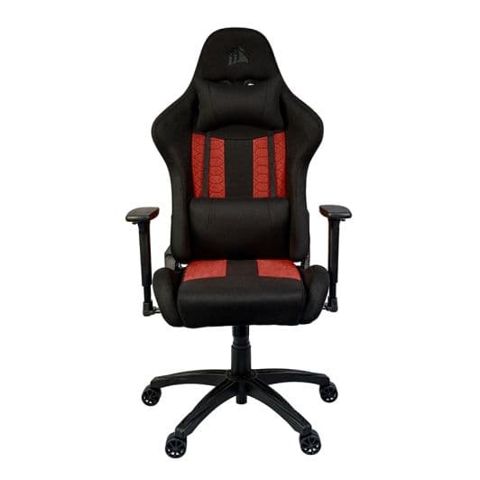 Bureaustoel gaming CORSAIR TC100 zwart en rood