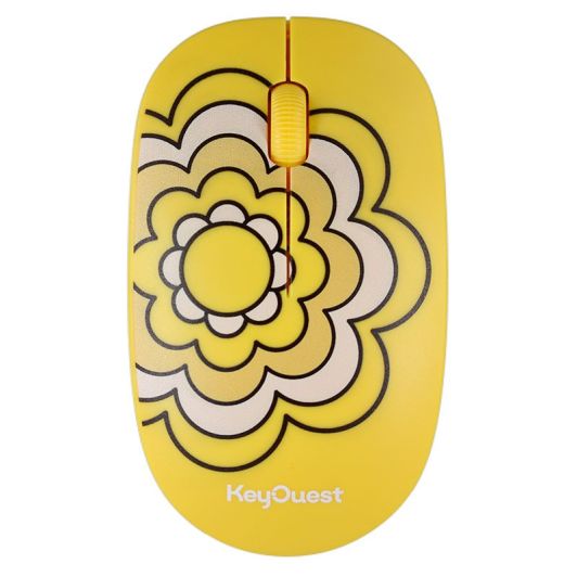 Souris SRDI +TAPIS Vintage jaune