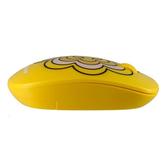 Souris SRDI +TAPIS Vintage jaune