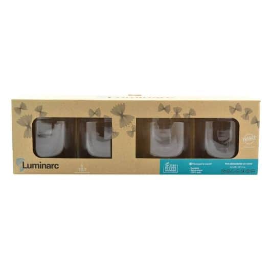 Set LUMINARC 4 glazen bokaal 750ml