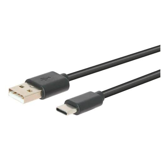 HIGH ONE Câble 1M NOIR USB C