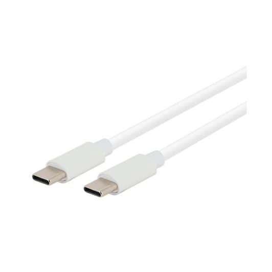 CABLE EDENWOOD 1M USB C VERS USB C BLANC