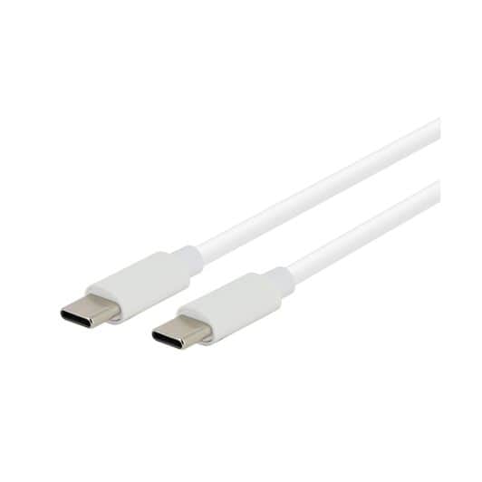 Câble EDENWOOD 0,5M USB C - USB C BLANC 