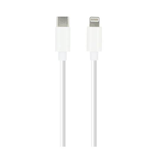 Câble EDENWOOD LIGHTNING USB C 1M BLANC 