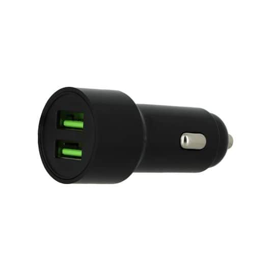 HIGH ONE Adaptateur  A/C 2 USB A NOIR