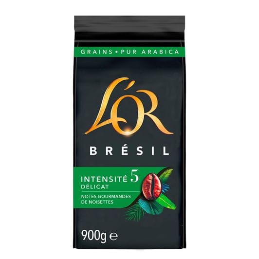 Café grains L'OR BRESIL GRAIN 900G