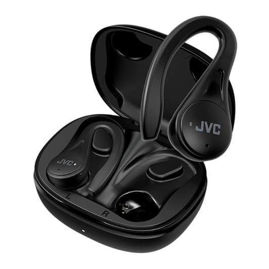 Oortjes Bluetooth JVC TWS SPORT HA-EC25T-B-U zwart