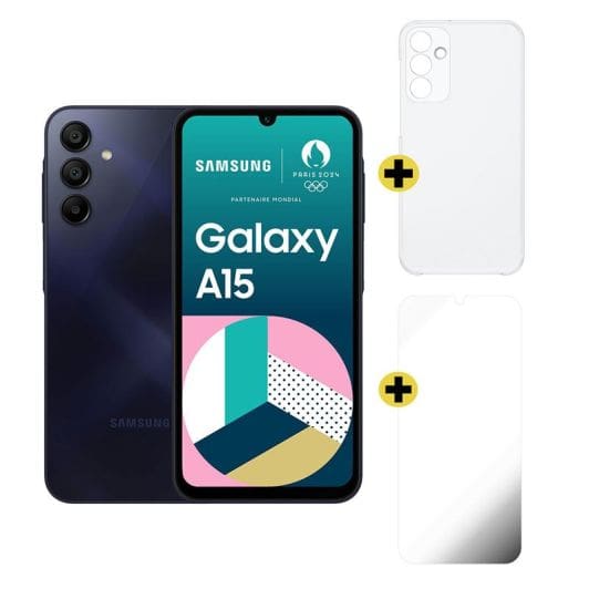 Smartphone SAMSUNG PACK A15 4G 128Gb nachtblauw