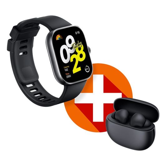 SmartWatch XIAOMI Pack Redmi Watch 4+ Buds4 Active zwart