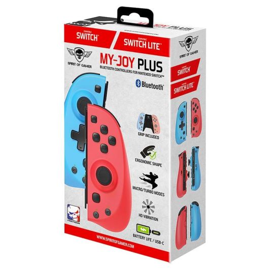 Manette SPIRIT OF GAMER sans fil MY JOY PLUS pour Switch