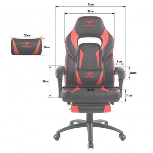 Fauteuil Gaming SPIRIT OF GAMER Mustang