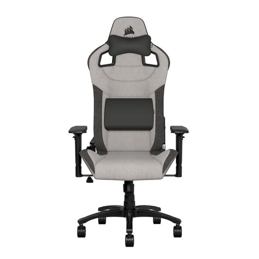 Chaise Gaming CORSAIR T3 RUSH gris