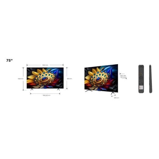 TCL 75C61B - TV QLED 75