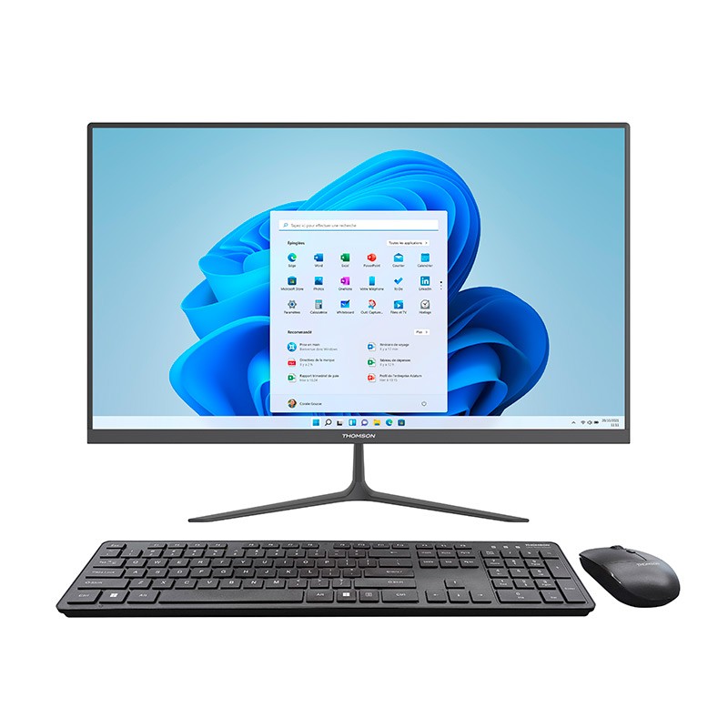 Ordinateur tout-en-un THOMSON 24" A24I310-8BK512 - i3/8Go/512Go/FHD