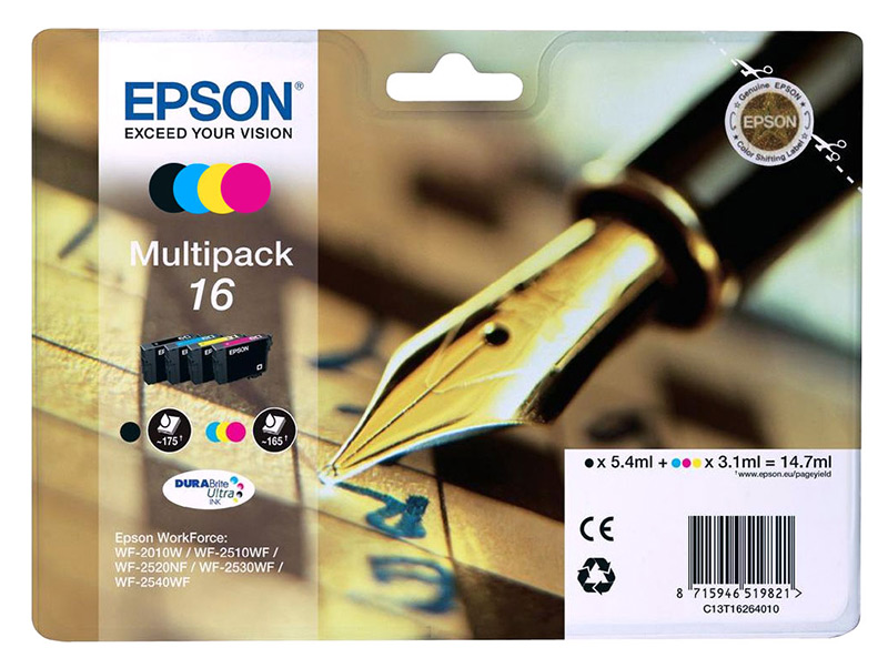 Cartouche d'encre MultiPack EPSON Stylo Plume T1626
