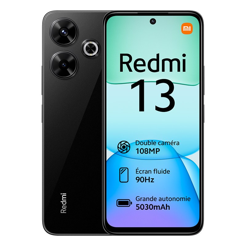 Smartphone XIAOMI Redmi 13 - 256Gb zwart 4G