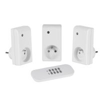 Stopcontacten met afstandsbediening x3