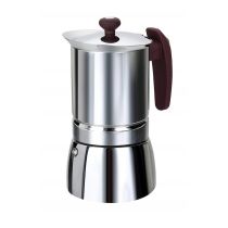 Italiaans Koffiezetapparaat inox 10 kopjes alle vuren waarvan inductie