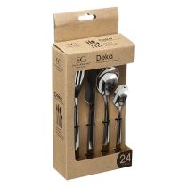Bestekset inox 24 stuks