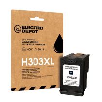 Inktpatroon ELECTRO DEPOT compatibel HP H303 zwart XL