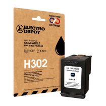 Inktpatroon ELECTRO DEPOT compatibel HP H302 zwart