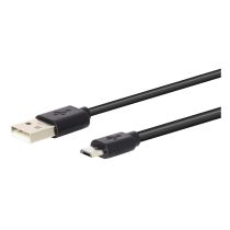 EDENWOOD 2,5M ZWART PVC MICRO USB