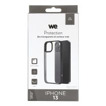 Cover WE IPHONE 13 TRSP RUGCONTOUR ZWART