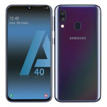 Smartphone SAMSUNG GALAXY A40 64 Go Noir reconditionné Grade éco Smartphone SAMSUNG GALAXY A40 64 Go Noir reconditionné Grade éco