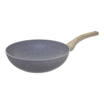 Wok 28 cm aluminium forgé gamme nature