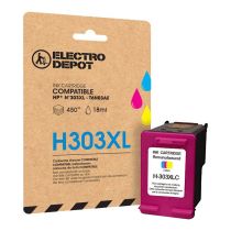 Inktpatroon ELECTRO DEPOT compatibel HP H303 kleuren XL