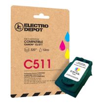 Compatibel ELECTRO DEPOT inktcartridge Canon C511 3 kleuren