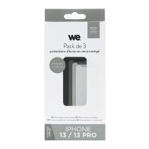Pack WE 3 VERRES TREMPES IPHONE 13/13 PRO