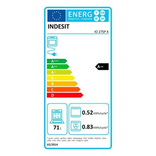 Four chaleur tournante INDESIT IO 275 PX
