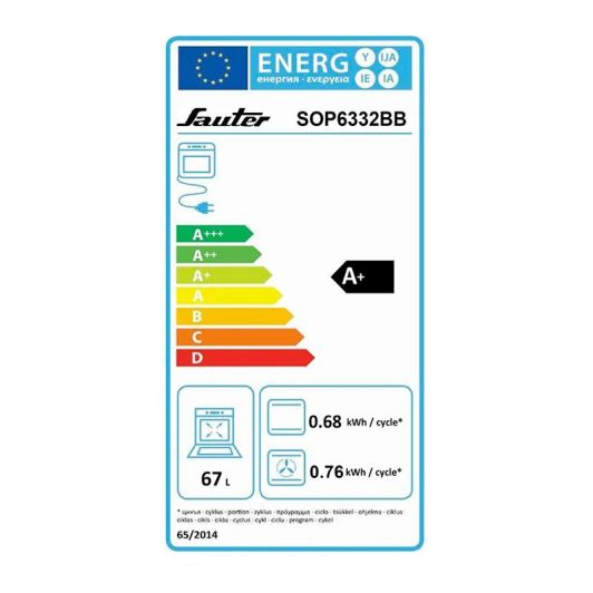 Four encastrable SAUTER à chaleur tournante SOP6332BB