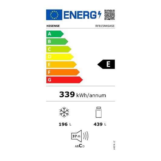 Koelkast 3deurs HISENSE RF815N4SASE