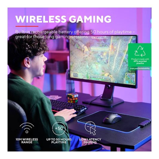 Muis TRUST YBAR Gaming Draadloos