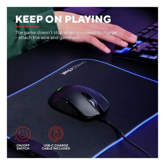 Muis TRUST YBAR Gaming Draadloos
