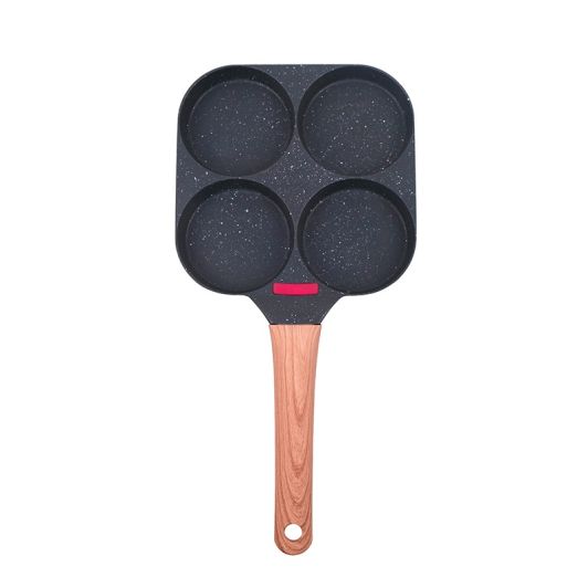 Vierkante pan met 4 holtes