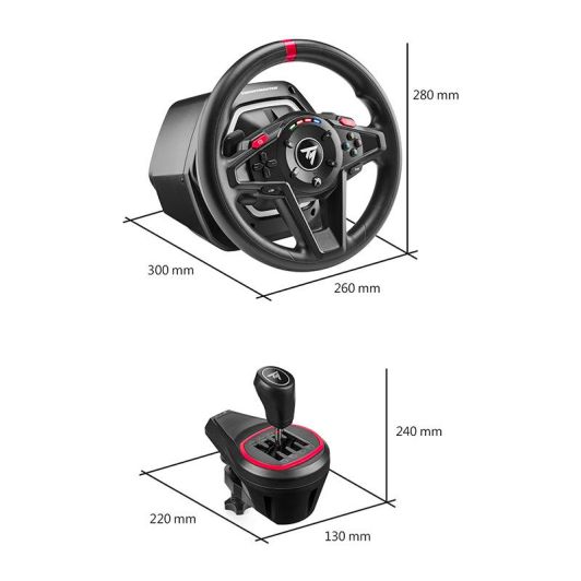 THRUSTMASTER T128 Gaming-stuur + versnellingsbak 1/7