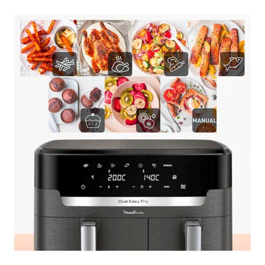Friteuse MOULINEX EZ942HF0 Dual Easy Fry