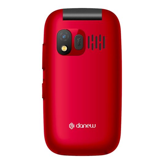 Mobiel  DANEW K42 4G Rood