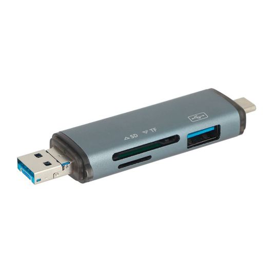 Lecteur de cartes multifonction SEDEA 6 en 1 - USB ► USB-C