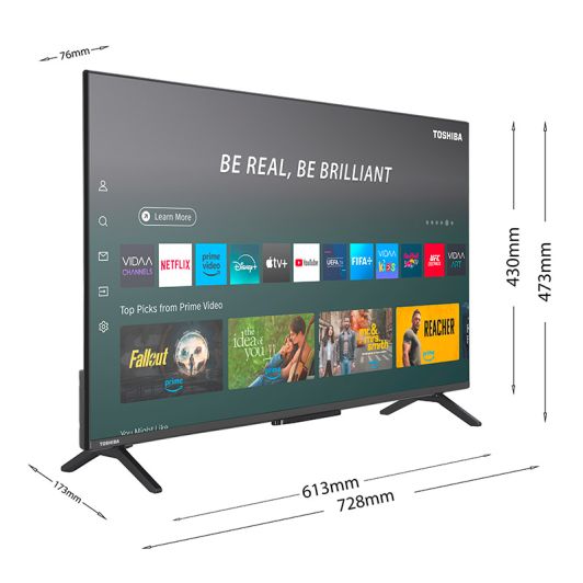 TOSHIBA 32QV2F63DG - TV 32