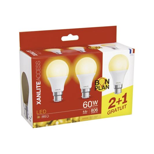 Lamp XANLITE B22x3
