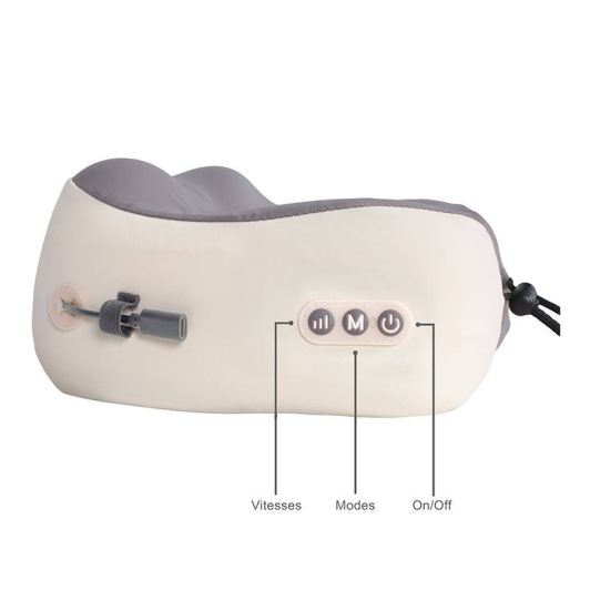 Coussin LIVOO masseur chauffant mémoire de forme