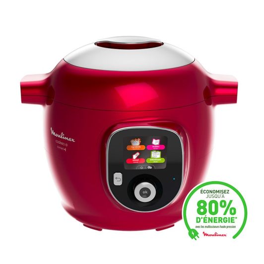 Multicooker  MOULINEX 180R ROOD + Extra Crisp-deksel