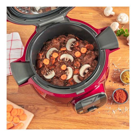Multicooker  MOULINEX 180R ROOD + Extra Crisp-deksel