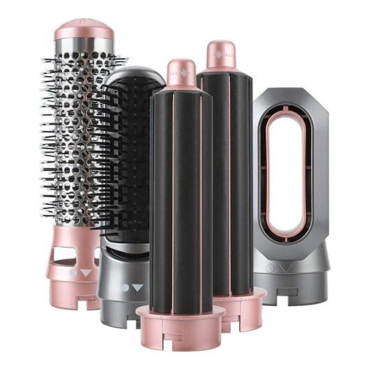 Heteluchtborstel  JOCCA 5-in-1– droogt, krult, stijlt