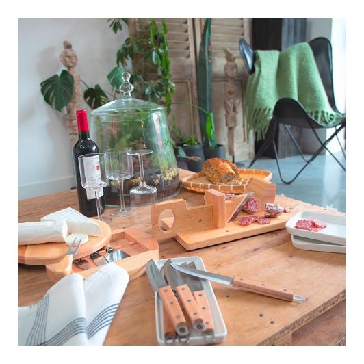 Draaiende kaasplank + accessoires